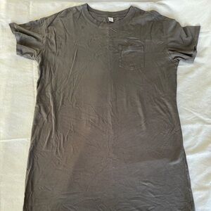 Old Navy Gray T-Shirt Dress